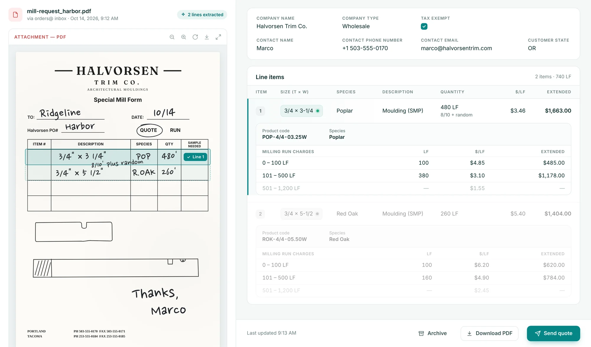 Zaqa product screenshot